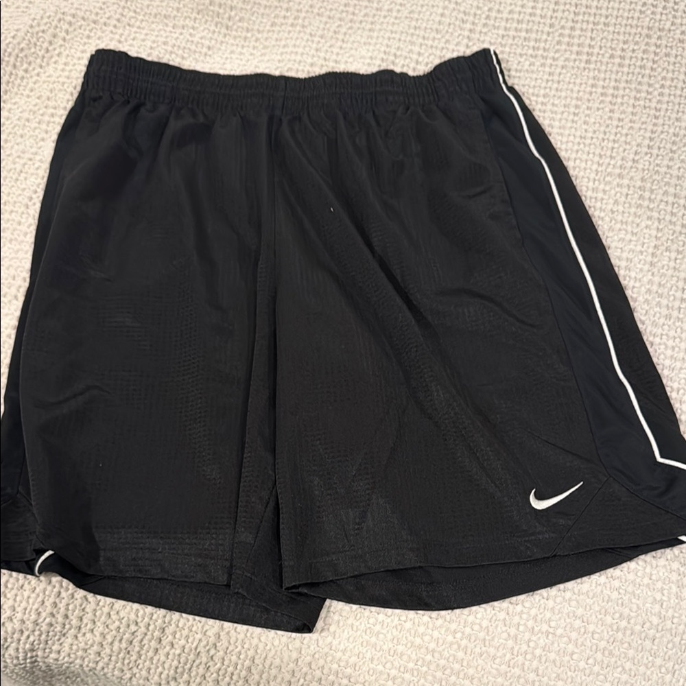 Nike Black Shorts with White Trim
